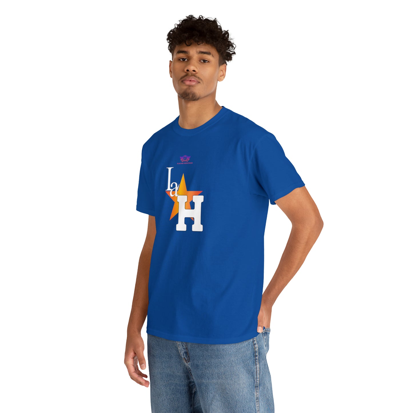 Original "La H" Light Orange Logo T Shirt