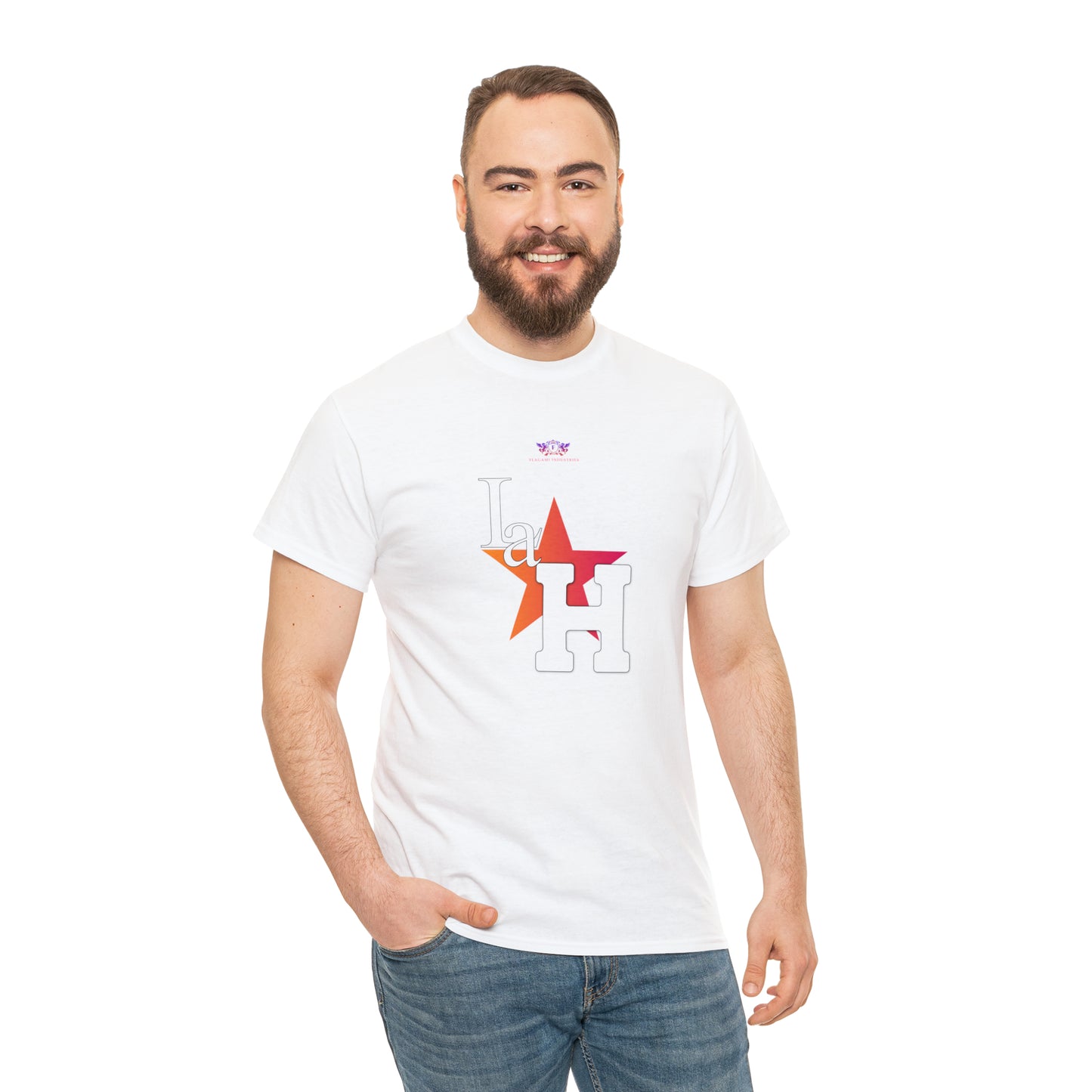 Original "La H" Mandarin Orange Logo T Shirt