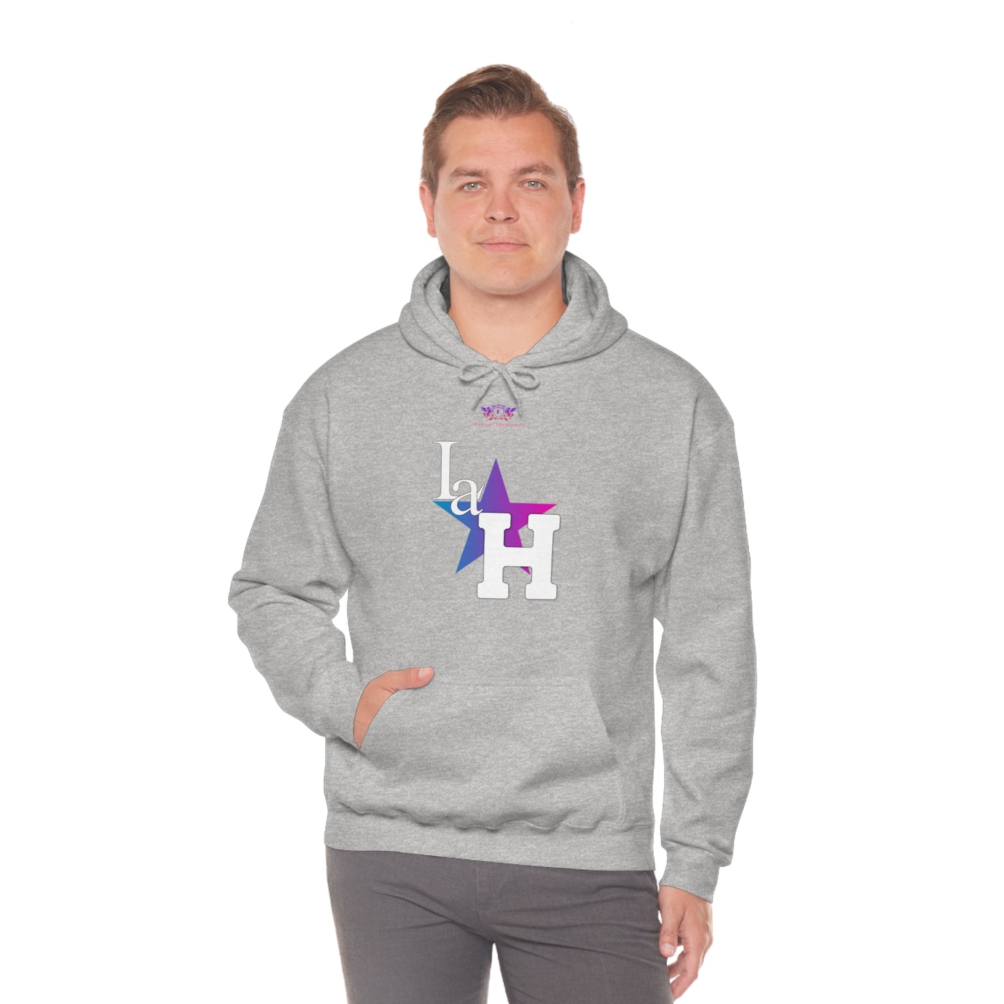 The "La H" Unisex Heavy Blend Hooded Sweatshirt