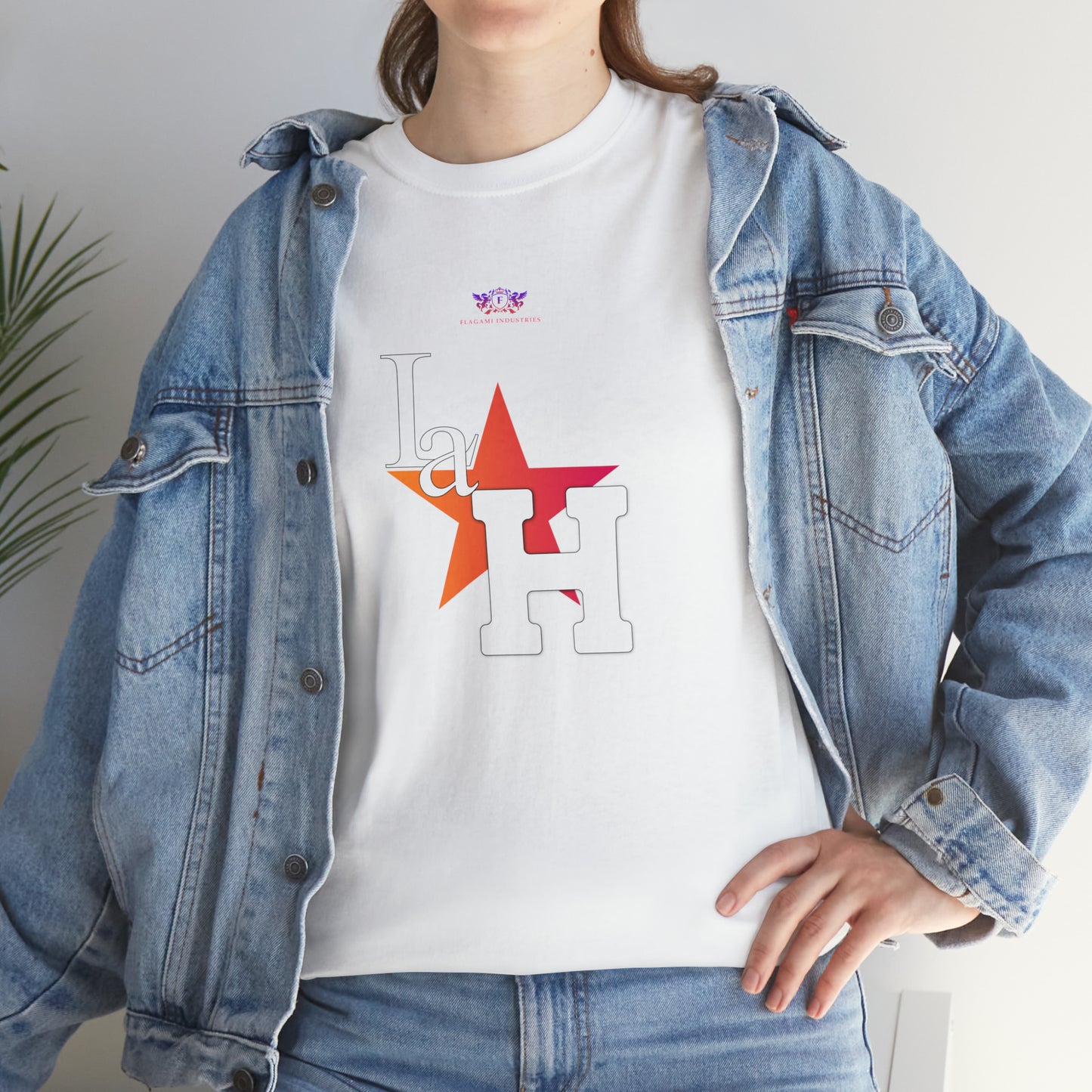 Original "La H" Mandarin Orange Logo T Shirt