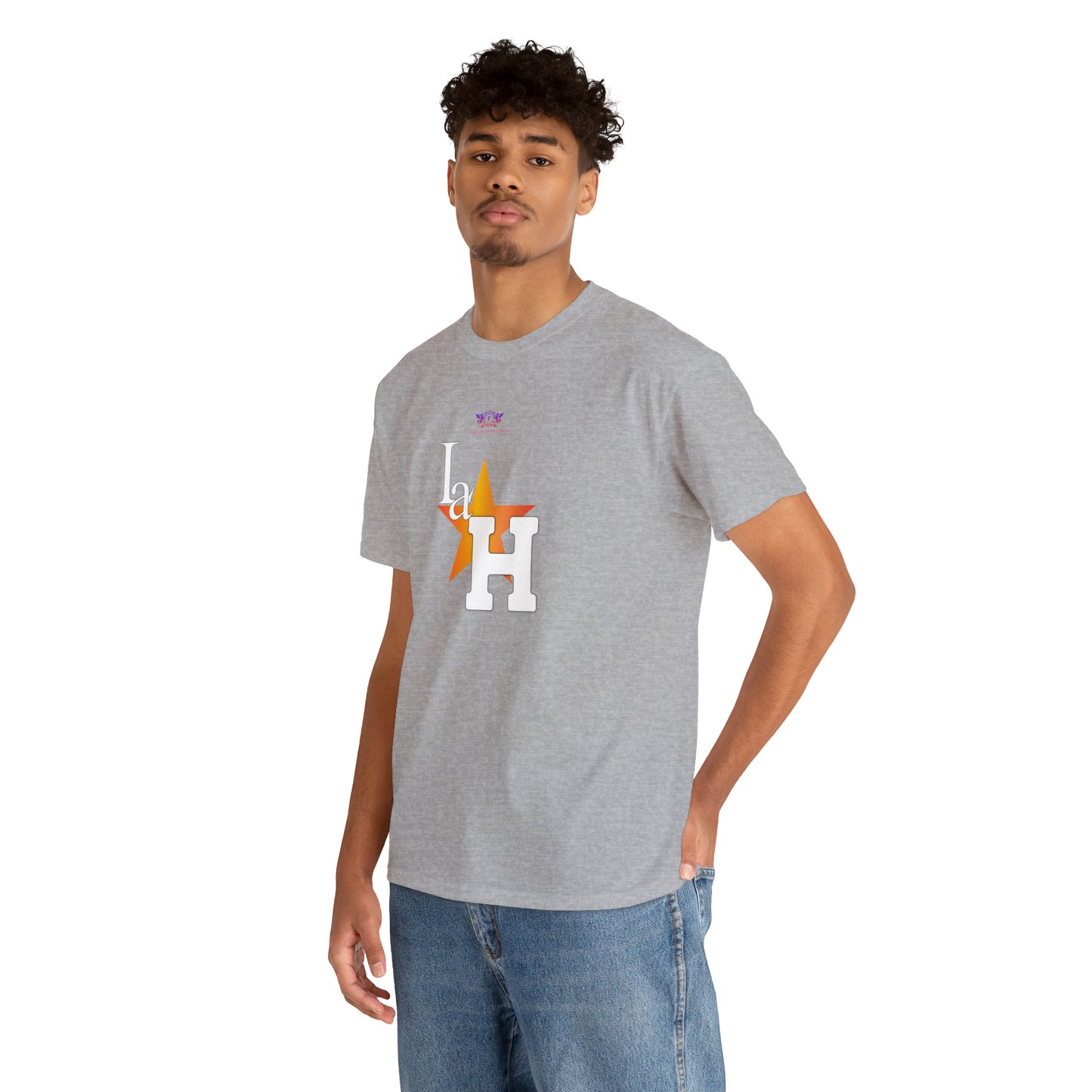 Original "La H" Light Orange Logo T Shirt