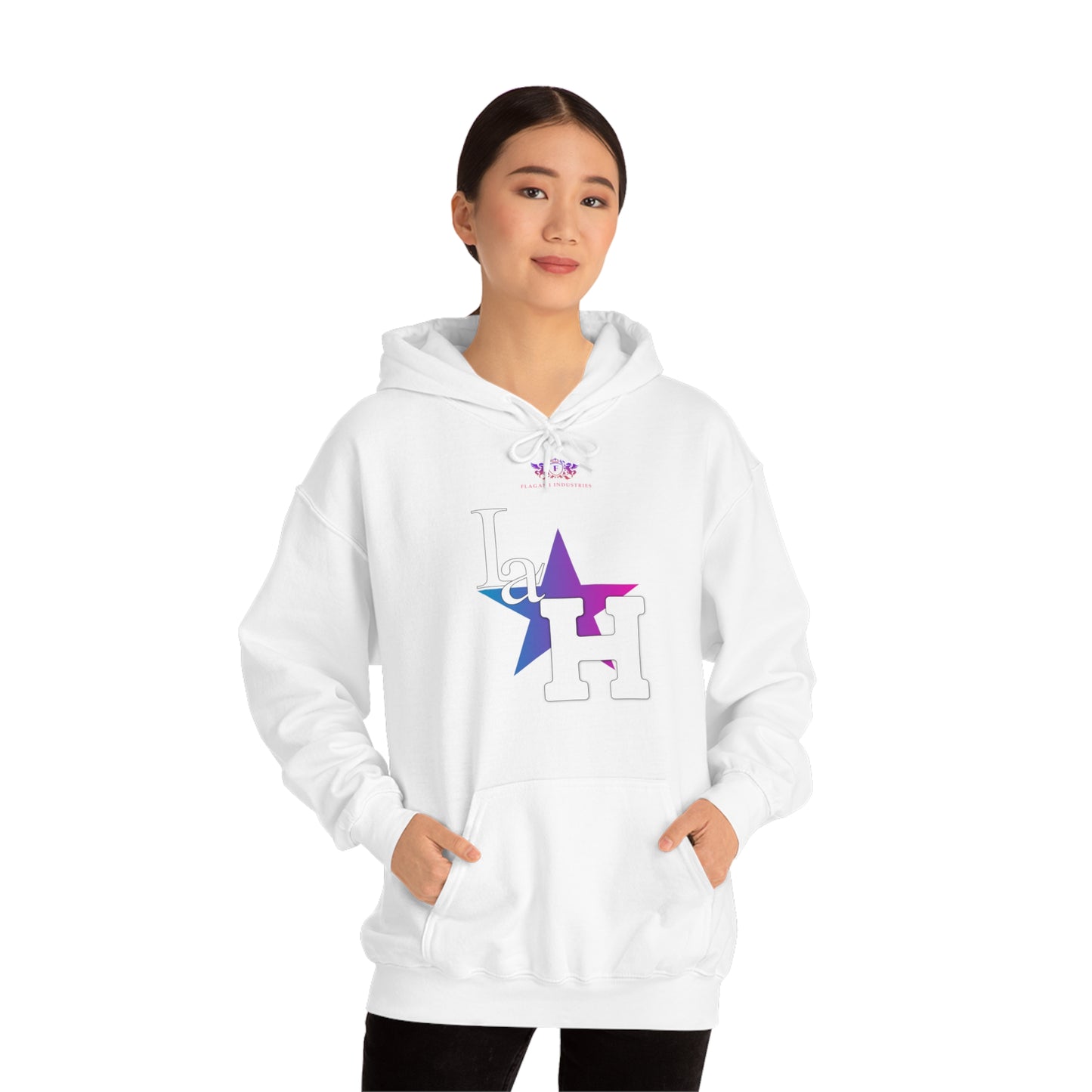 The "La H" Unisex Heavy Blend Hooded Sweatshirt