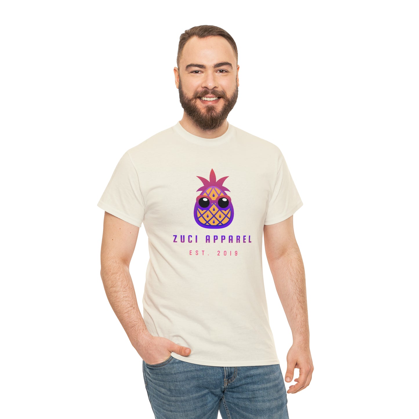 Zuci Cream Short Sleeve T Shirt