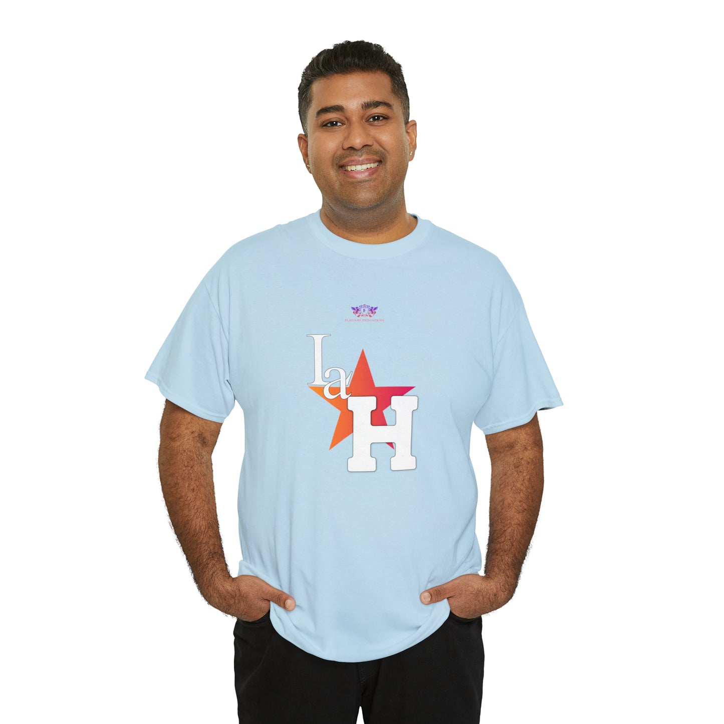 Original "La H" Mandarin Orange Logo T Shirt
