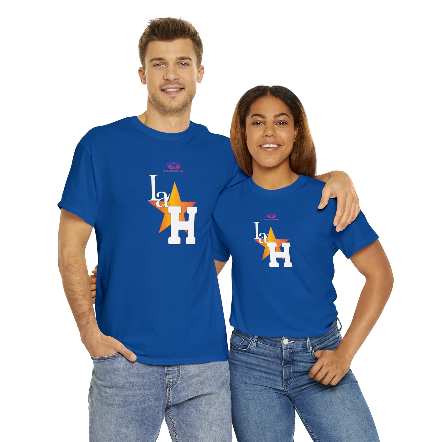 Original "La H" Light Orange Logo T Shirt