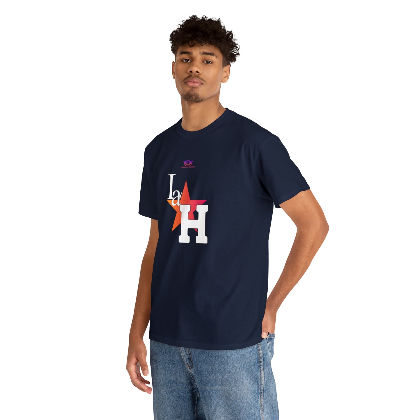 Original "La H" Mandarin Orange Logo T Shirt