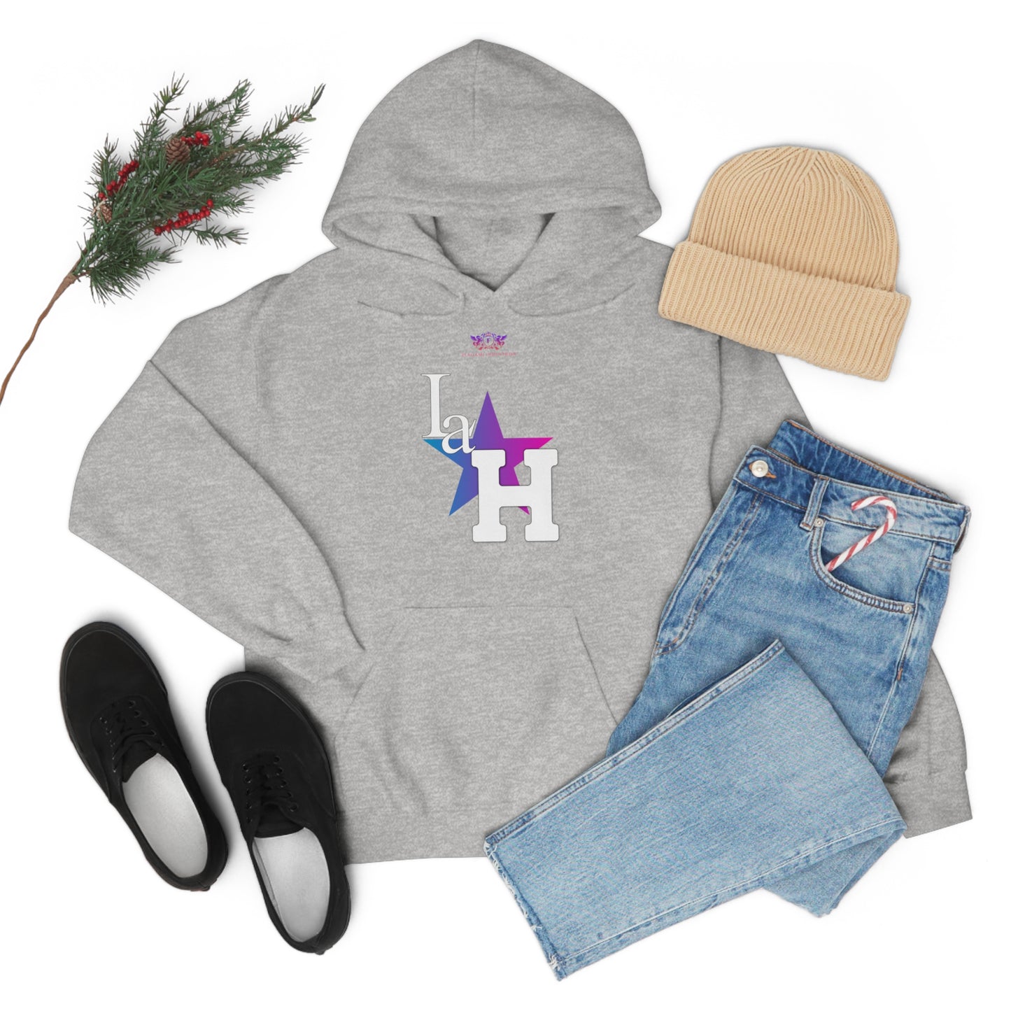 The "La H" Unisex Heavy Blend Hooded Sweatshirt