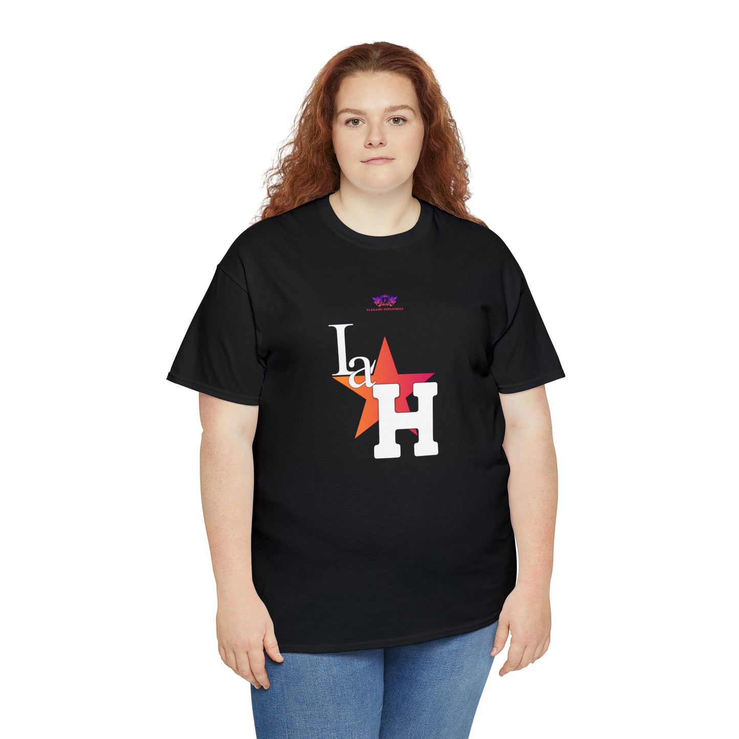 Original "La H" Mandarin Orange Logo T Shirt