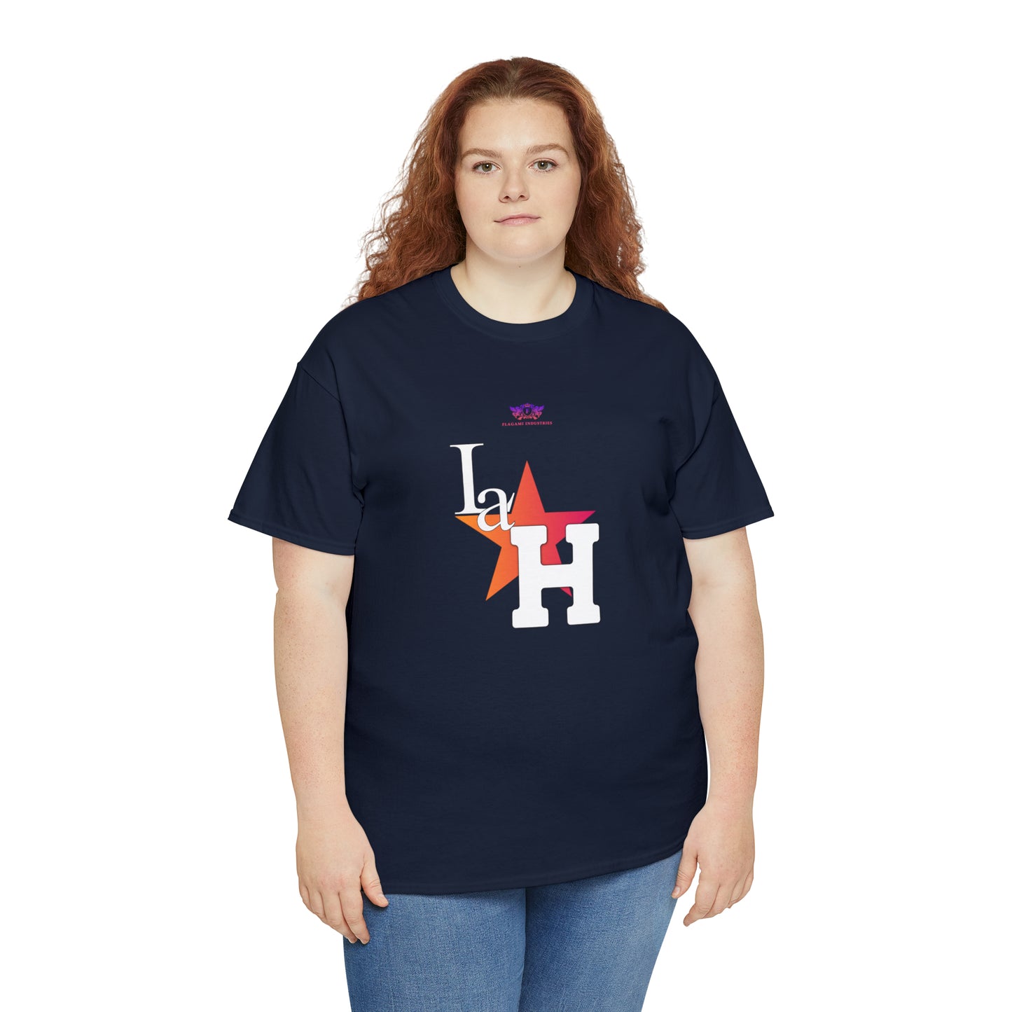 Original "La H" Mandarin Orange Logo T Shirt