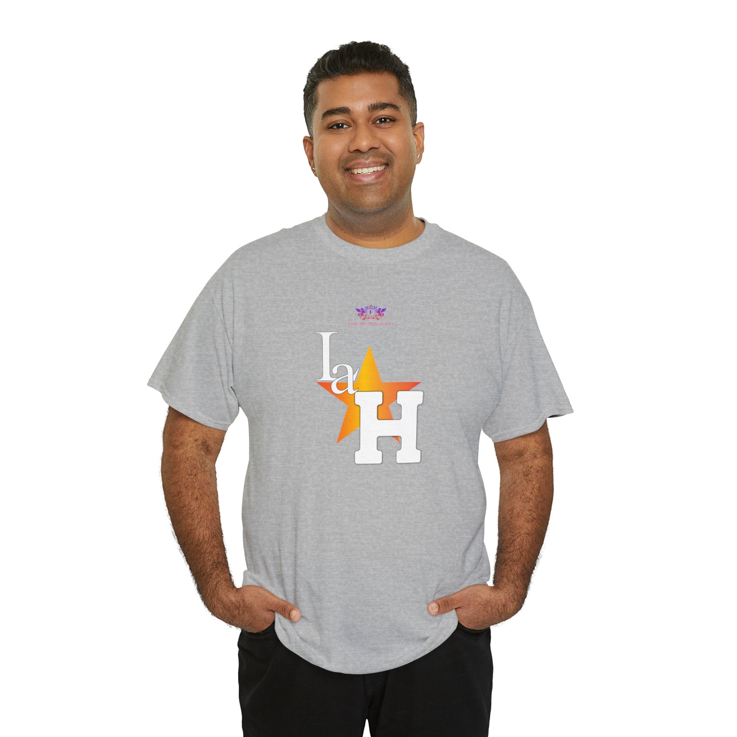Original "La H" Light Orange Logo T Shirt