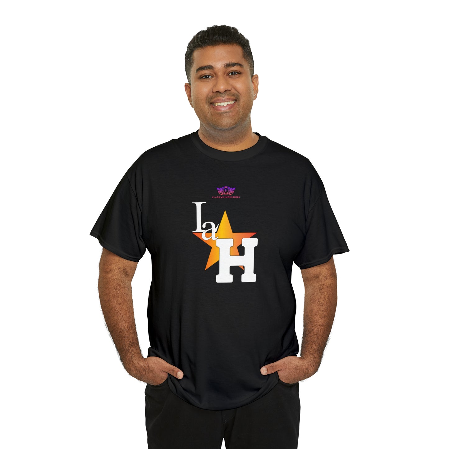 Original "La H" Light Orange Logo T Shirt