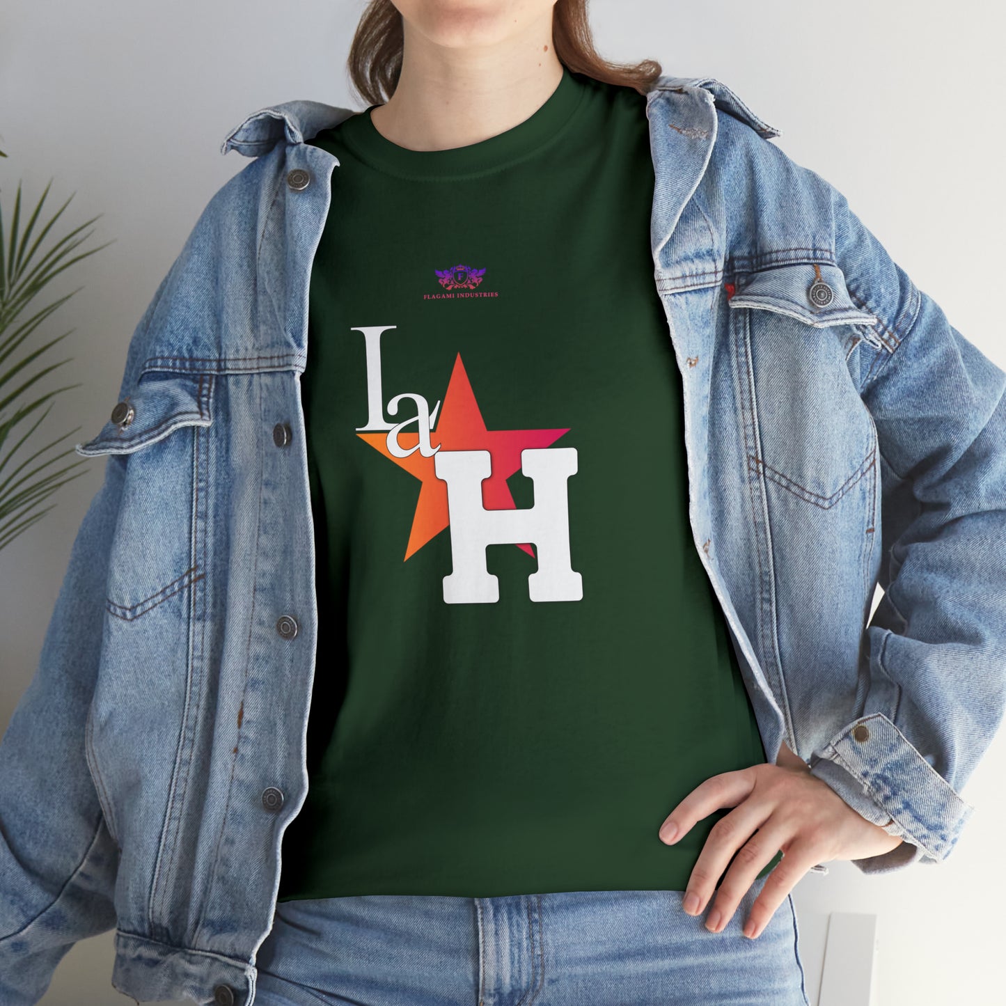 Original "La H" Mandarin Orange Logo T Shirt
