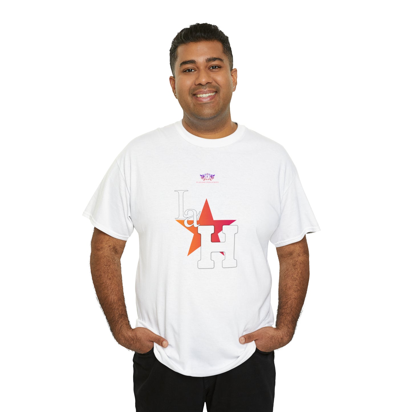 Original "La H" Mandarin Orange Logo T Shirt
