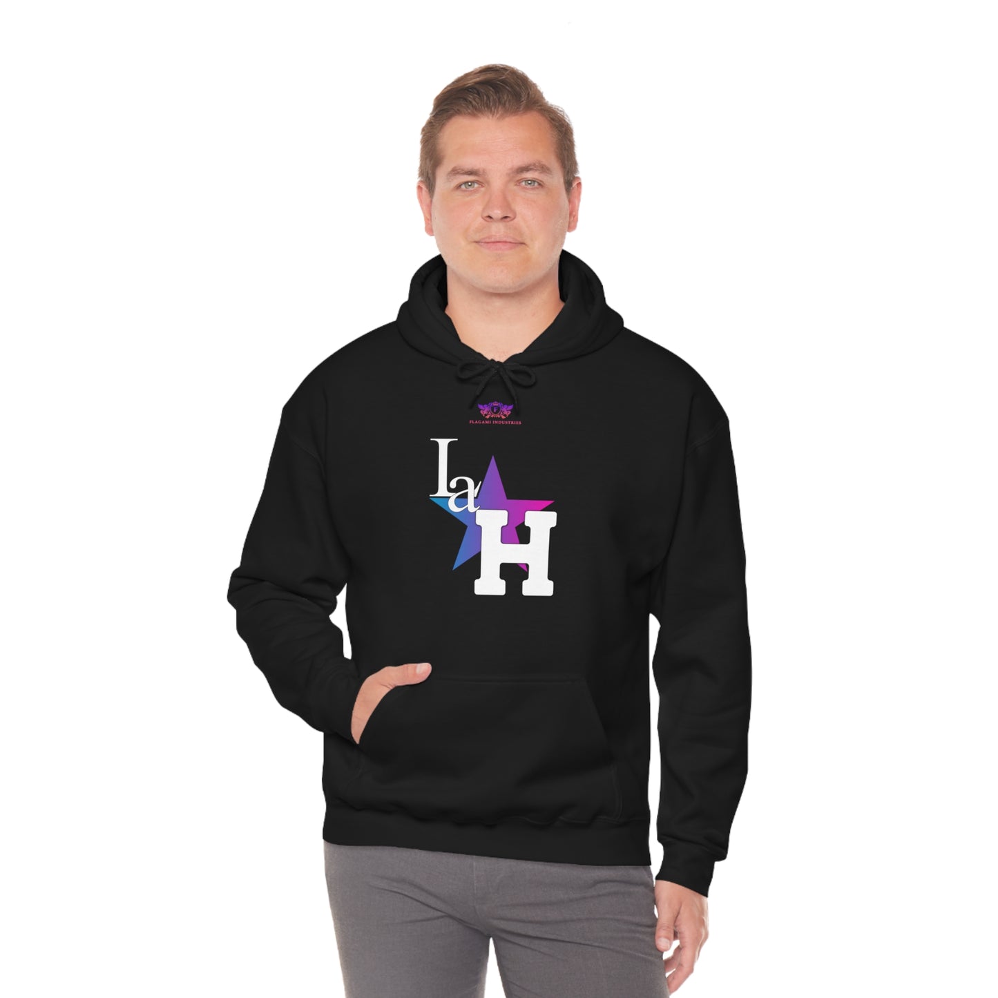 The "La H" Unisex Heavy Blend Hooded Sweatshirt