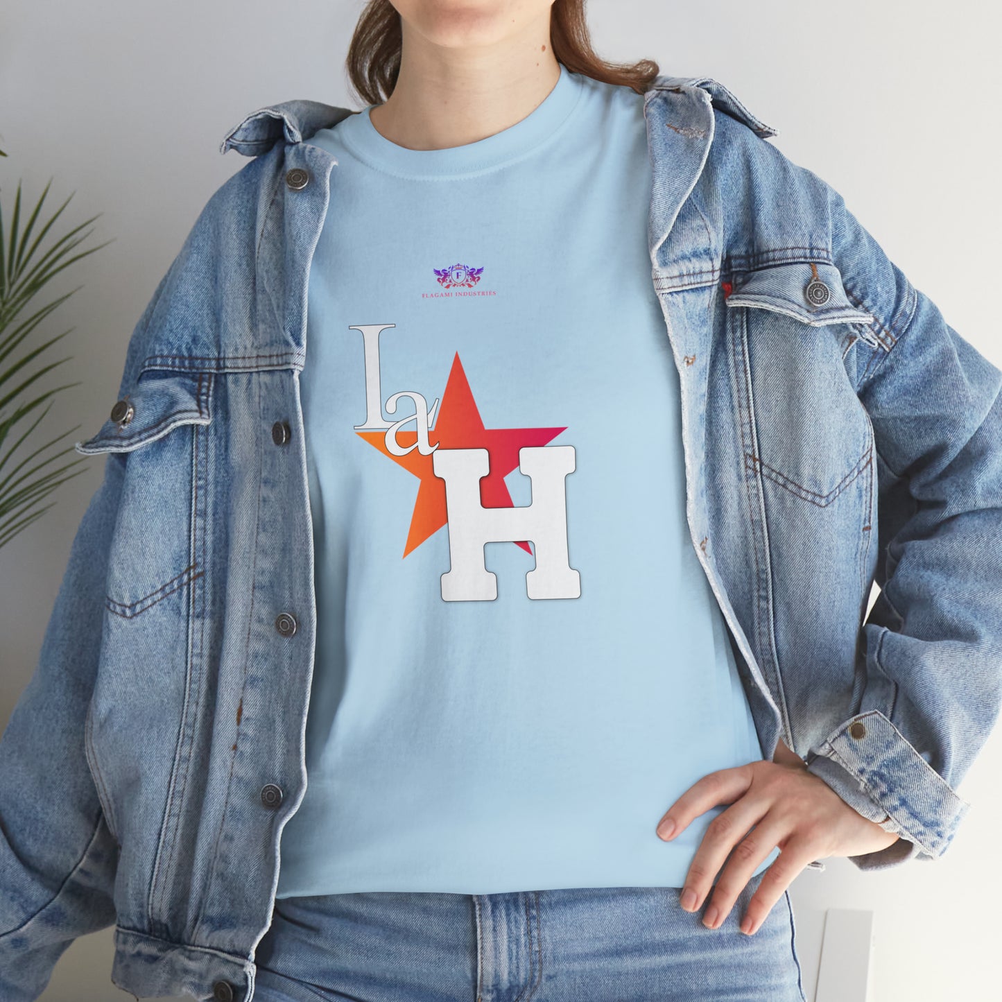Original "La H" Mandarin Orange Logo T Shirt
