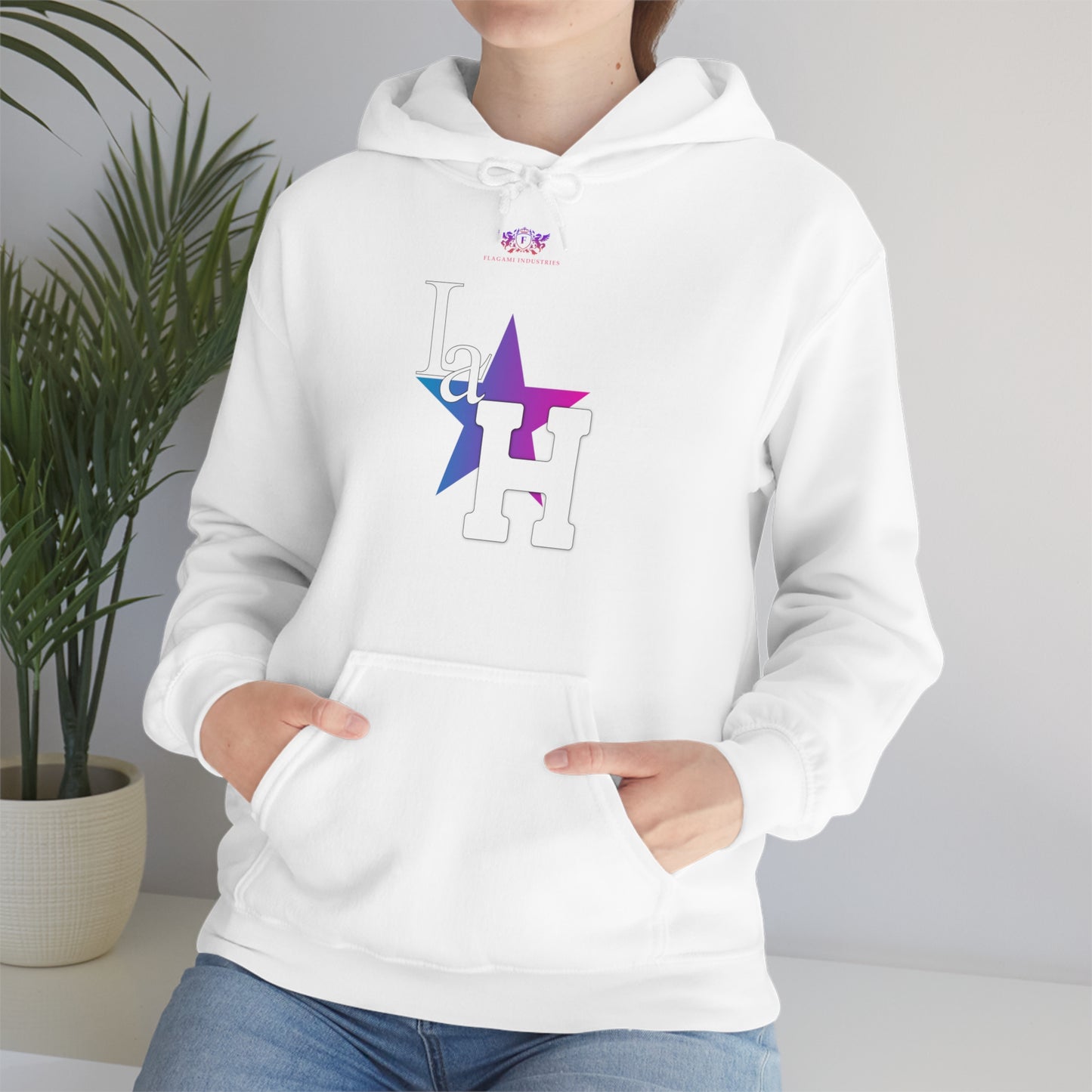 The "La H" Unisex Heavy Blend Hooded Sweatshirt