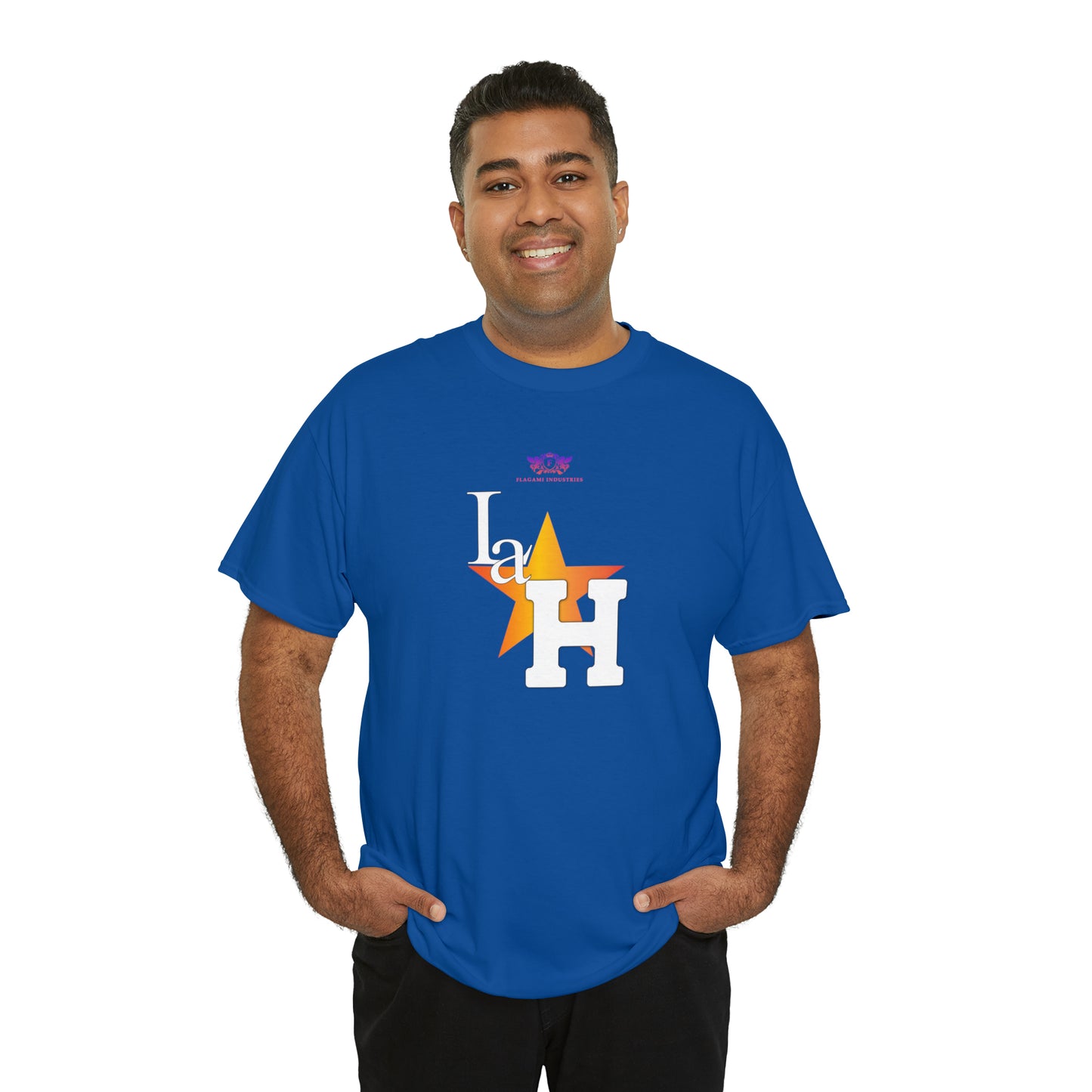 Original "La H" Light Orange Logo T Shirt