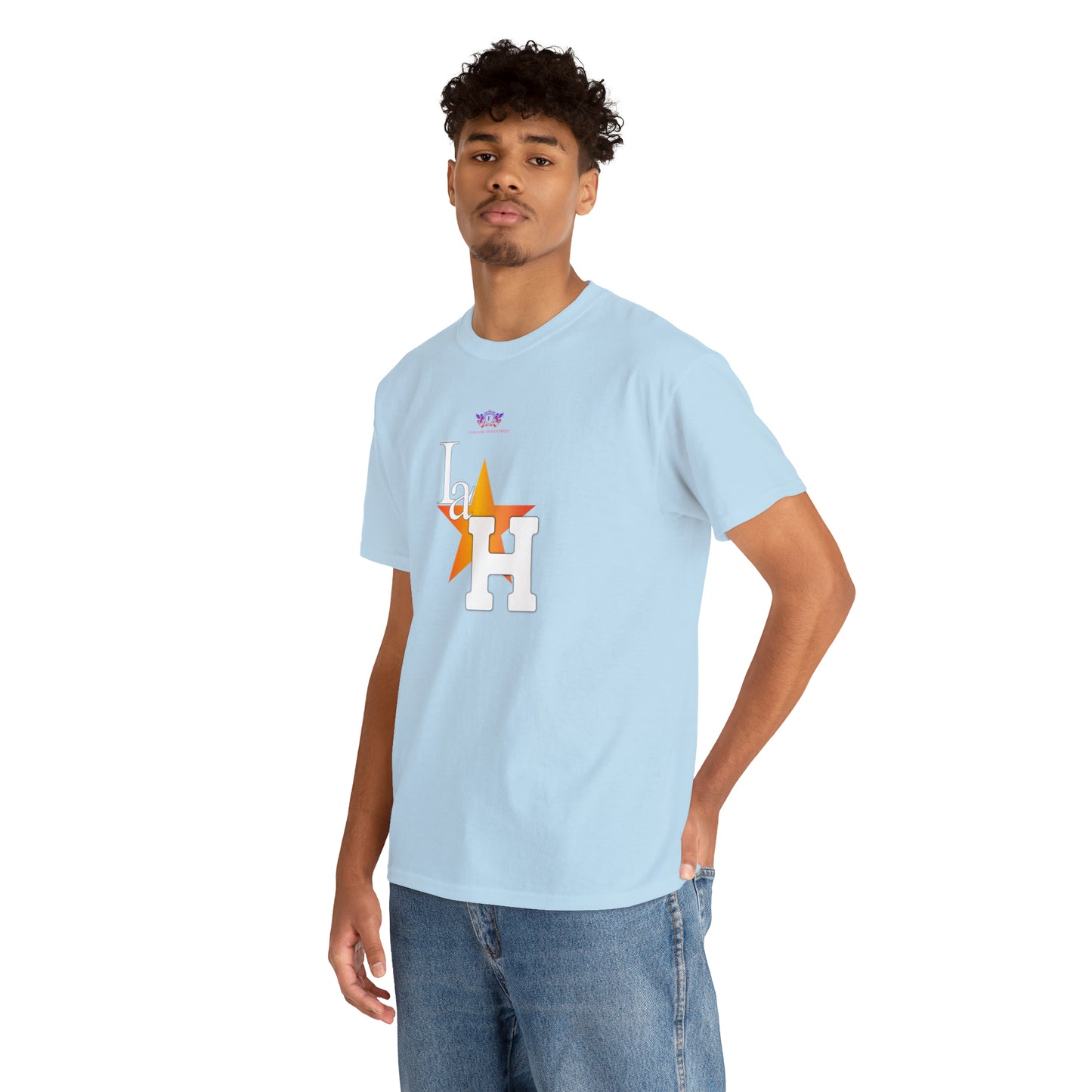 Original "La H" Light Orange Logo T Shirt