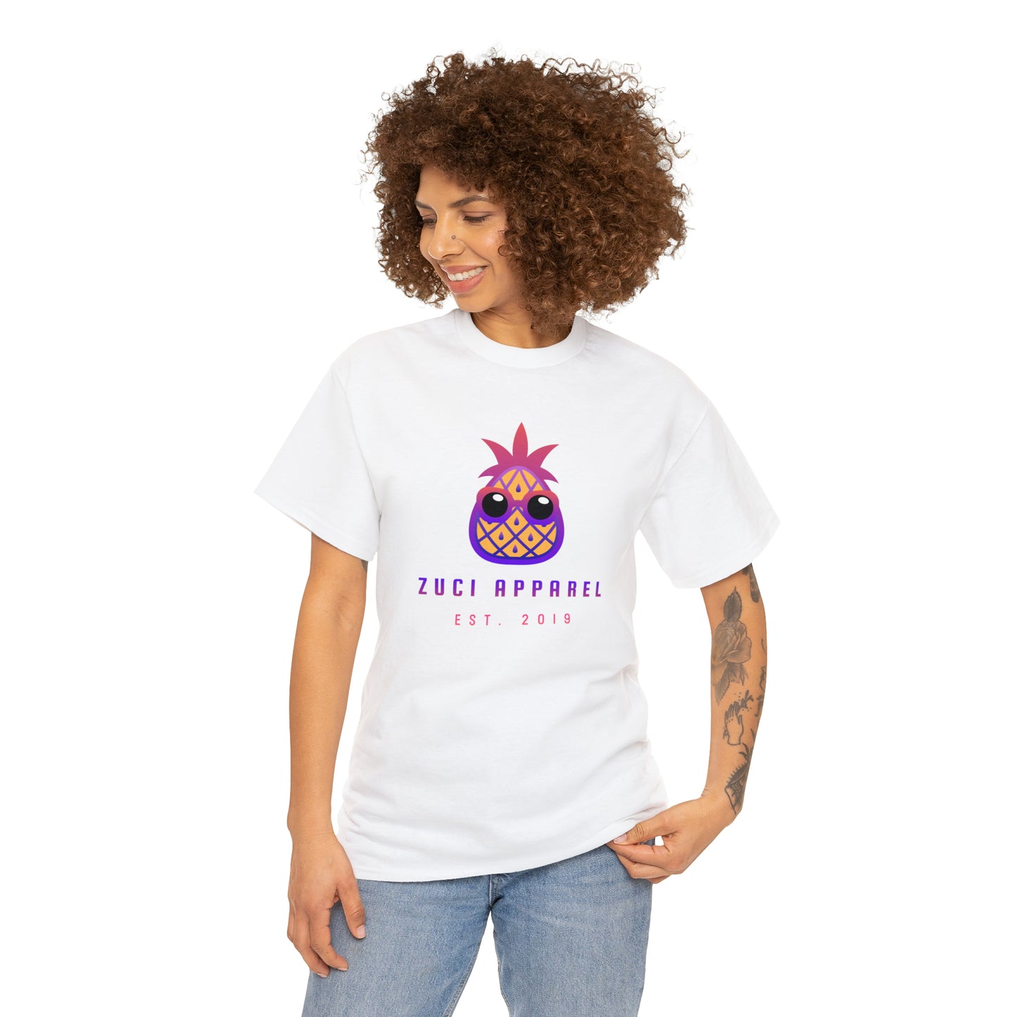 Zuci Cream Short Sleeve T Shirt
