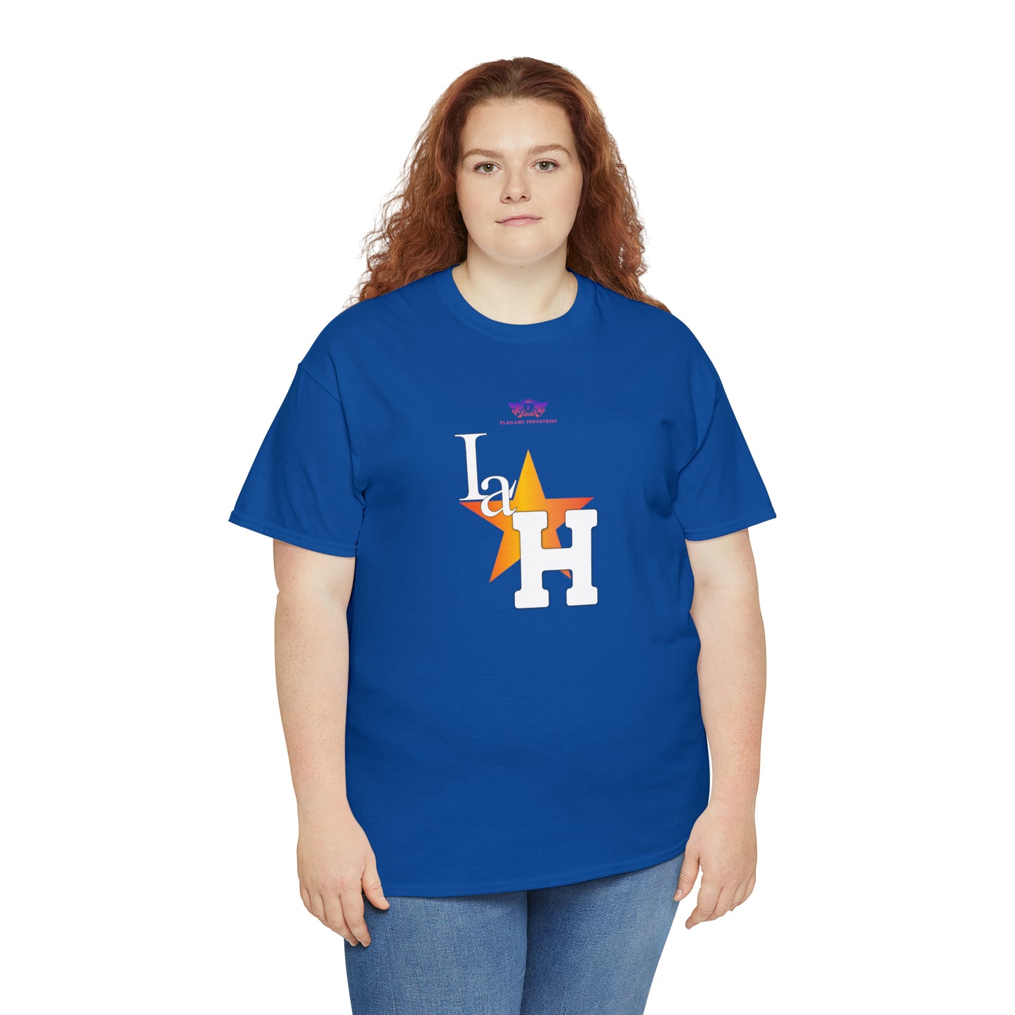 Original "La H" Light Orange Logo T Shirt