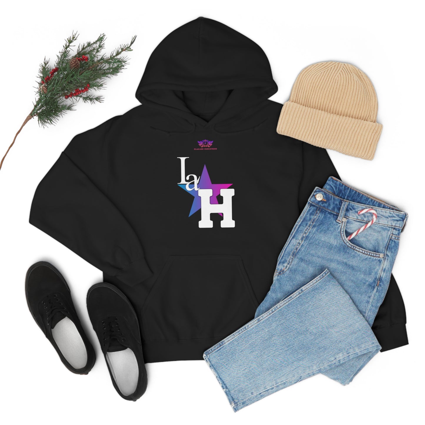 The "La H" Unisex Heavy Blend Hooded Sweatshirt