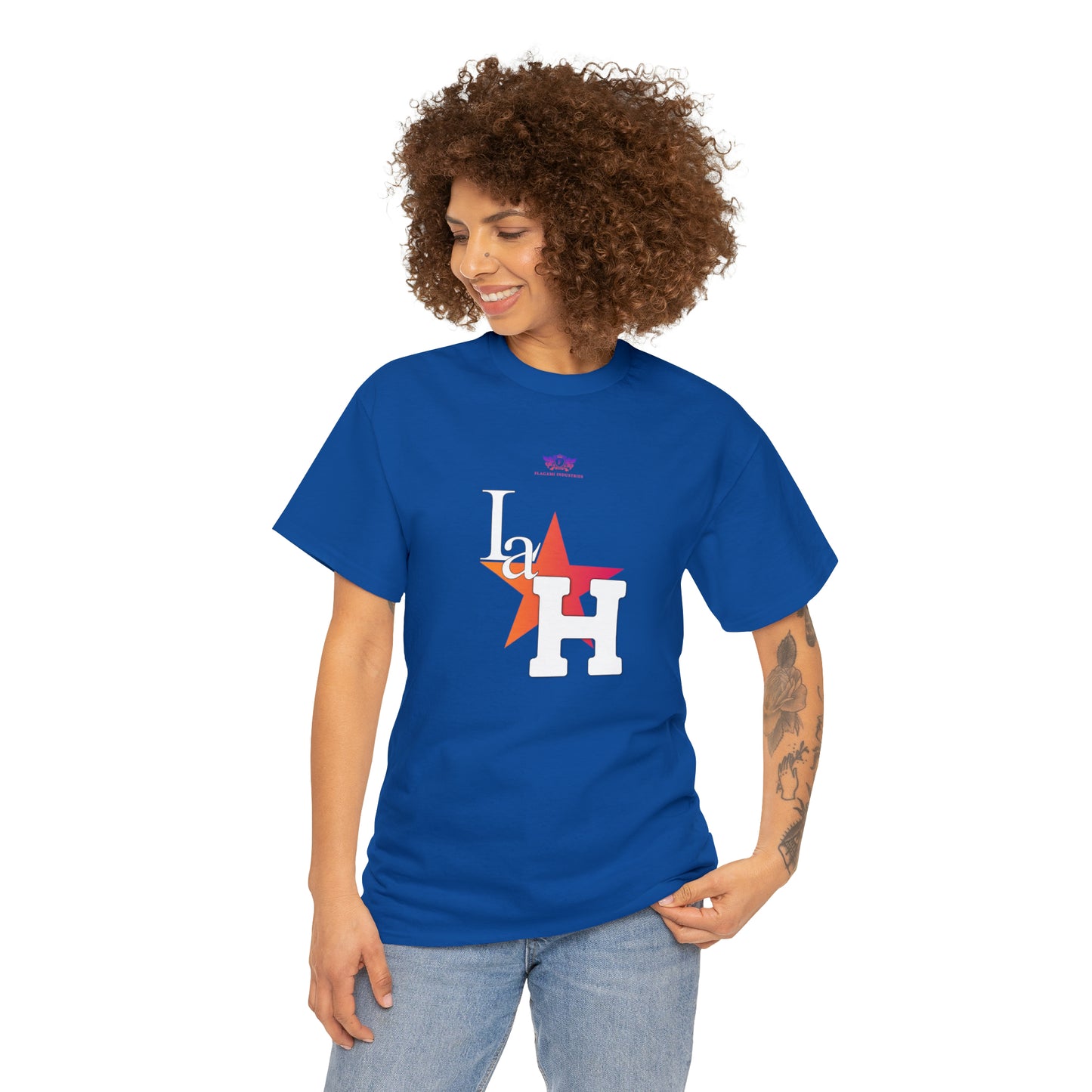 Original "La H" Mandarin Orange Logo T Shirt