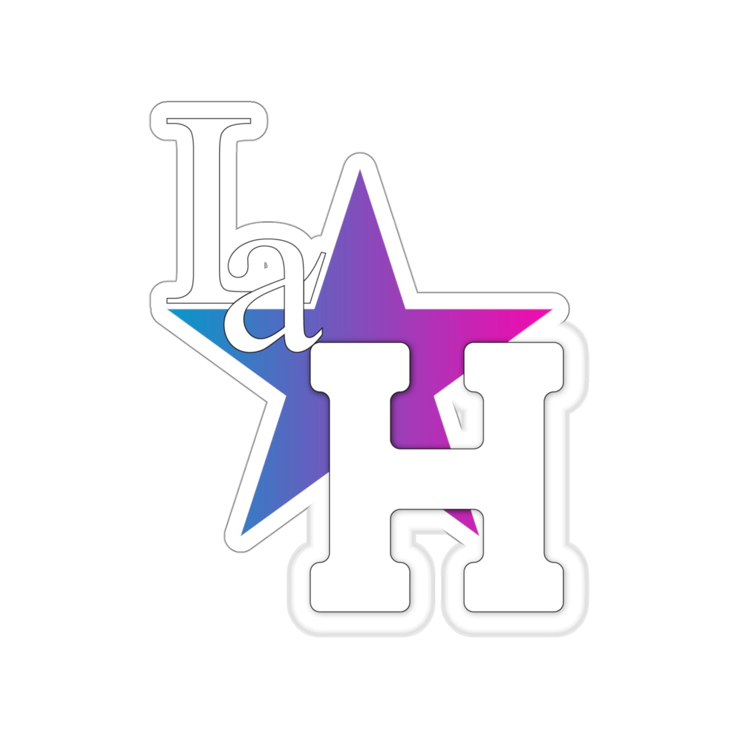 La H Sticker