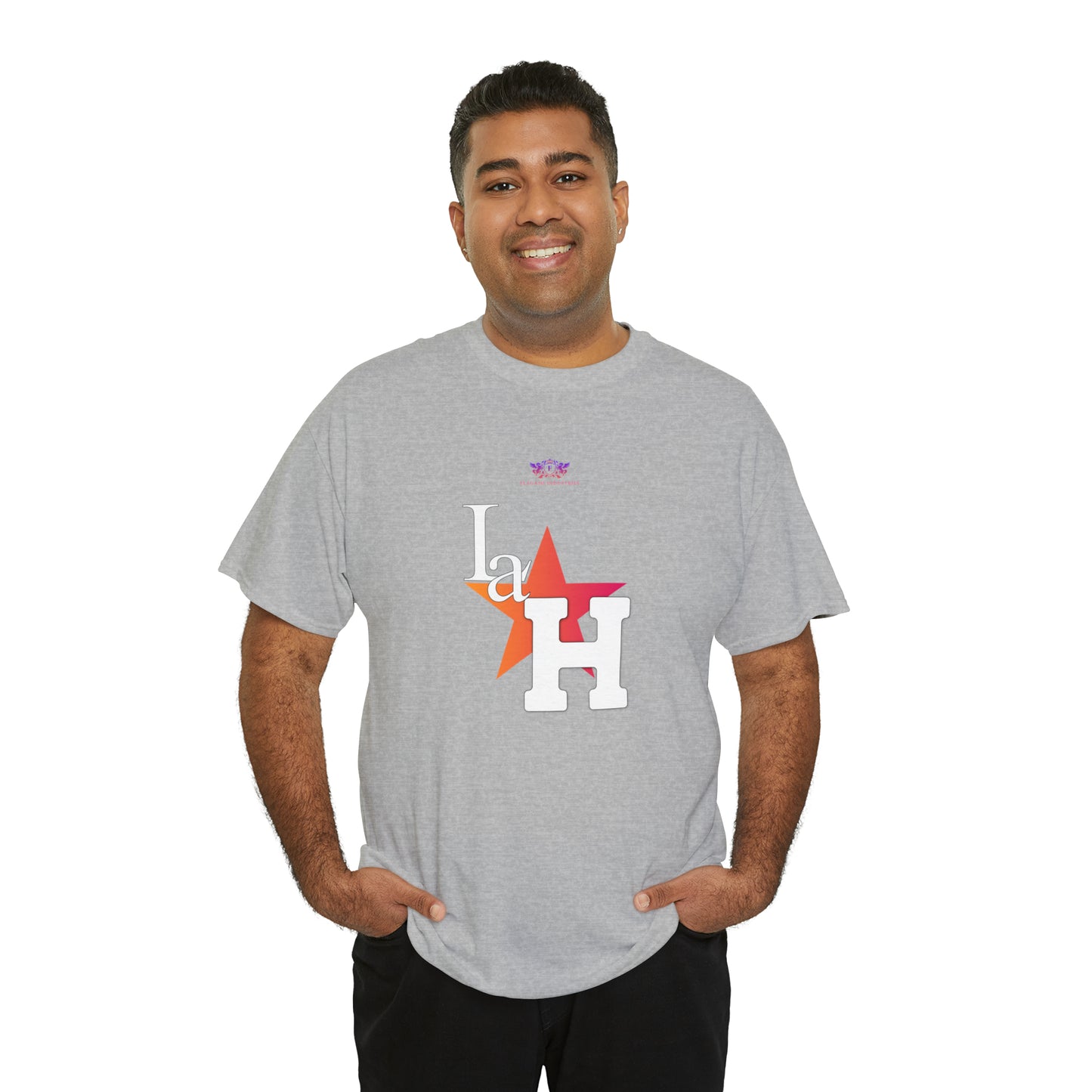Original "La H" Mandarin Orange Logo T Shirt