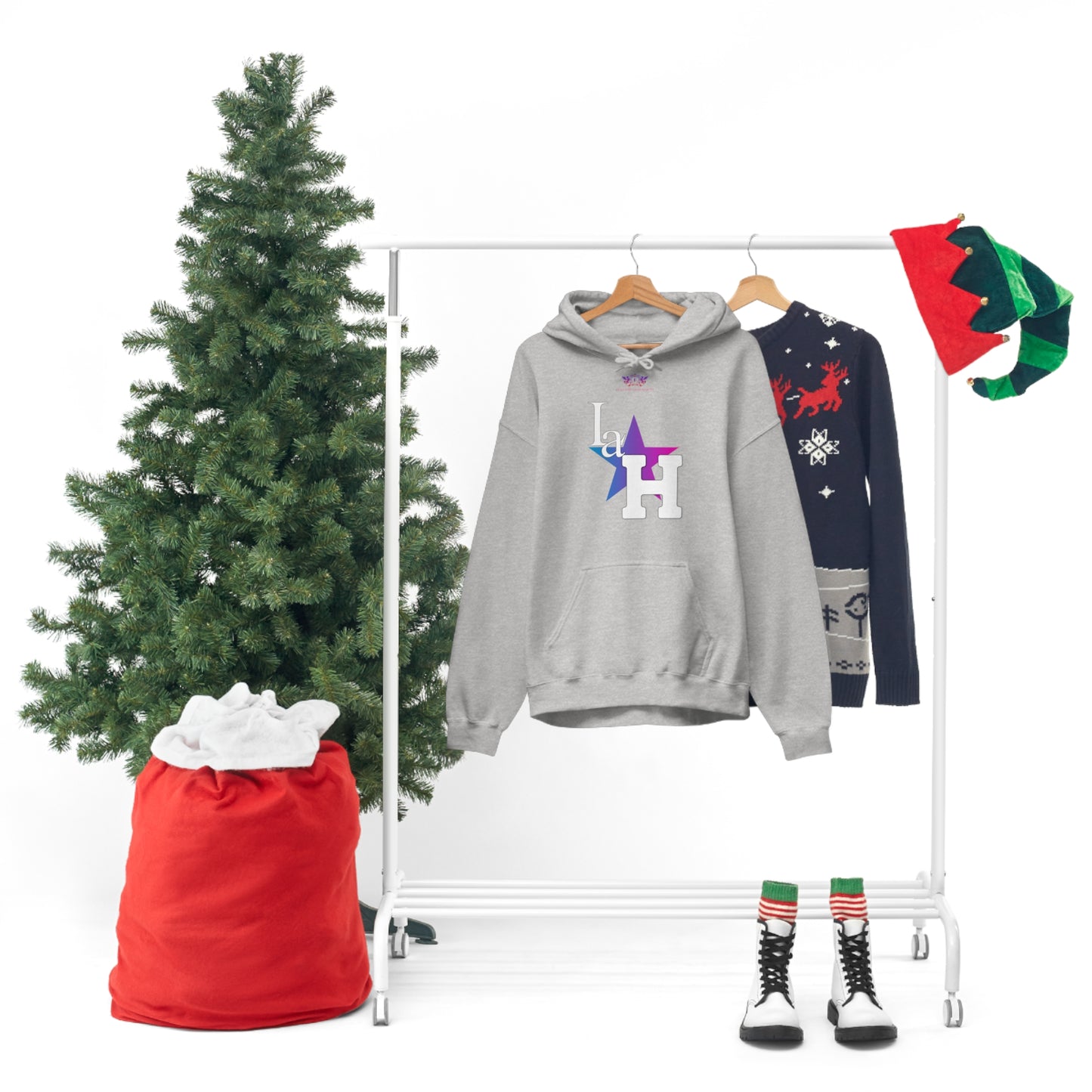 The "La H" Unisex Heavy Blend Hooded Sweatshirt