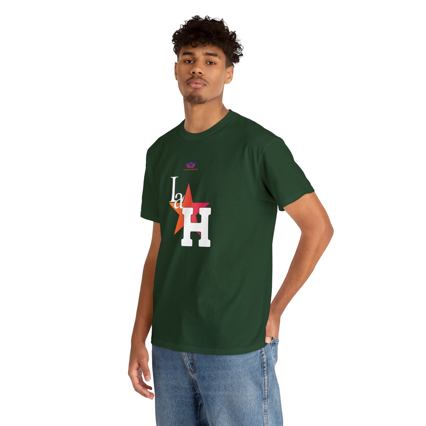 Original "La H" Mandarin Orange Logo T Shirt