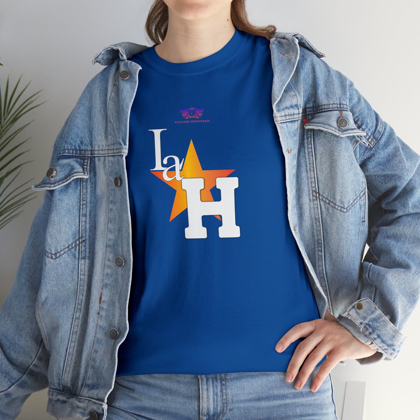 Original "La H" Light Orange Logo T Shirt