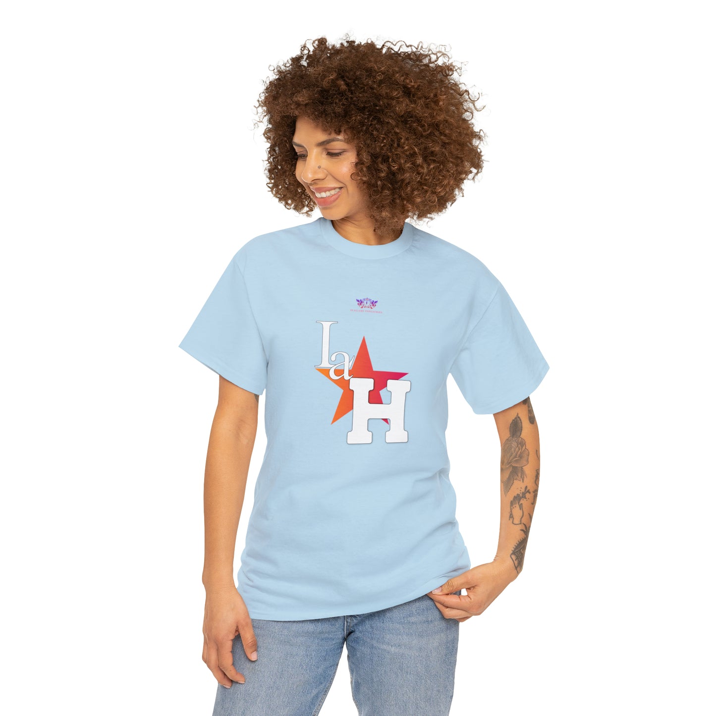 Original "La H" Mandarin Orange Logo T Shirt