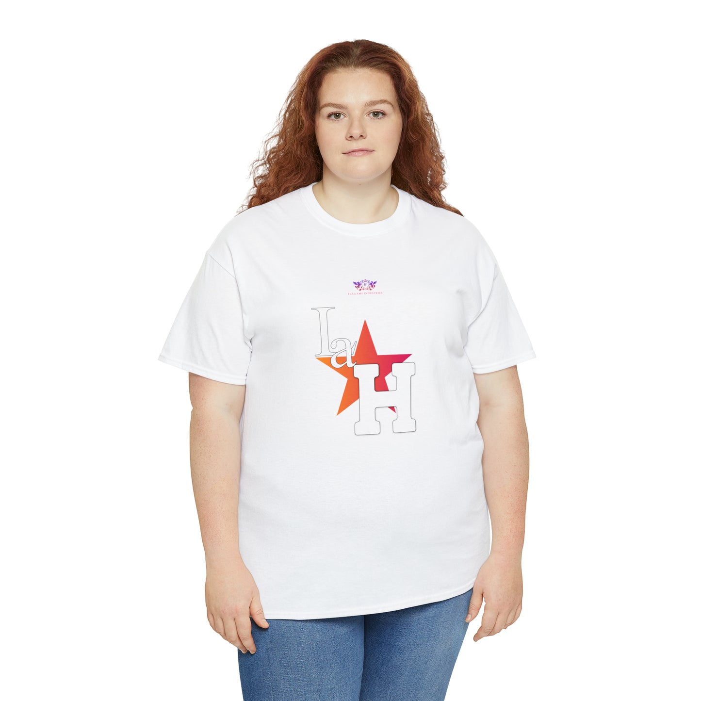 Original "La H" Mandarin Orange Logo T Shirt