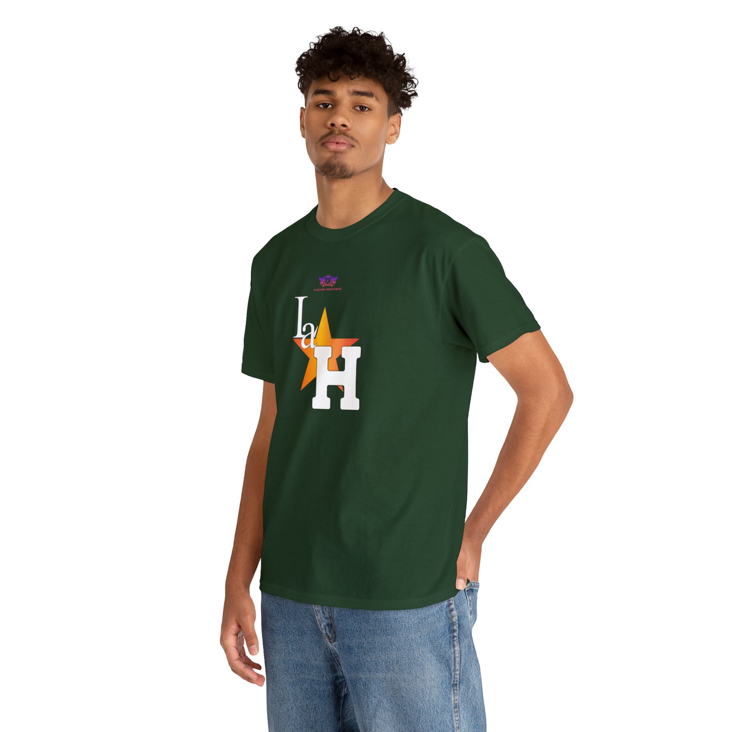 Original "La H" Light Orange Logo T Shirt