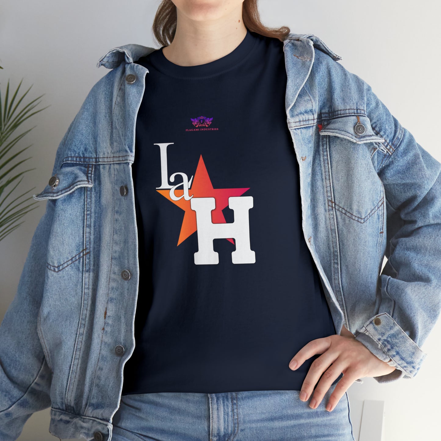 Original "La H" Mandarin Orange Logo T Shirt