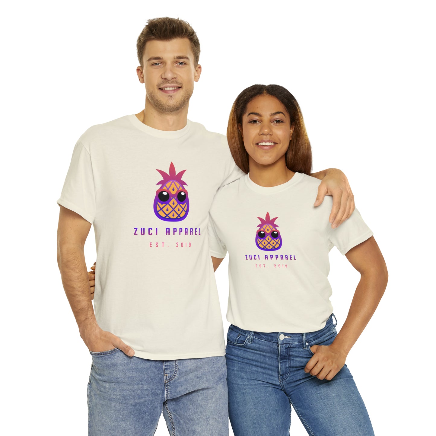 Zuci Cream Short Sleeve T Shirt