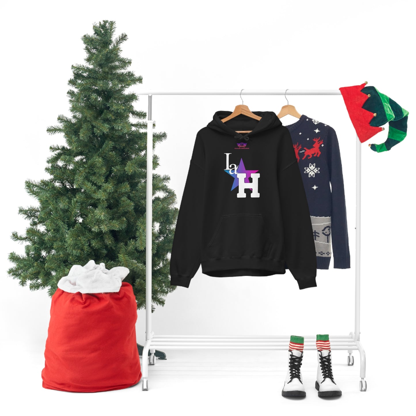The "La H" Unisex Heavy Blend Hooded Sweatshirt