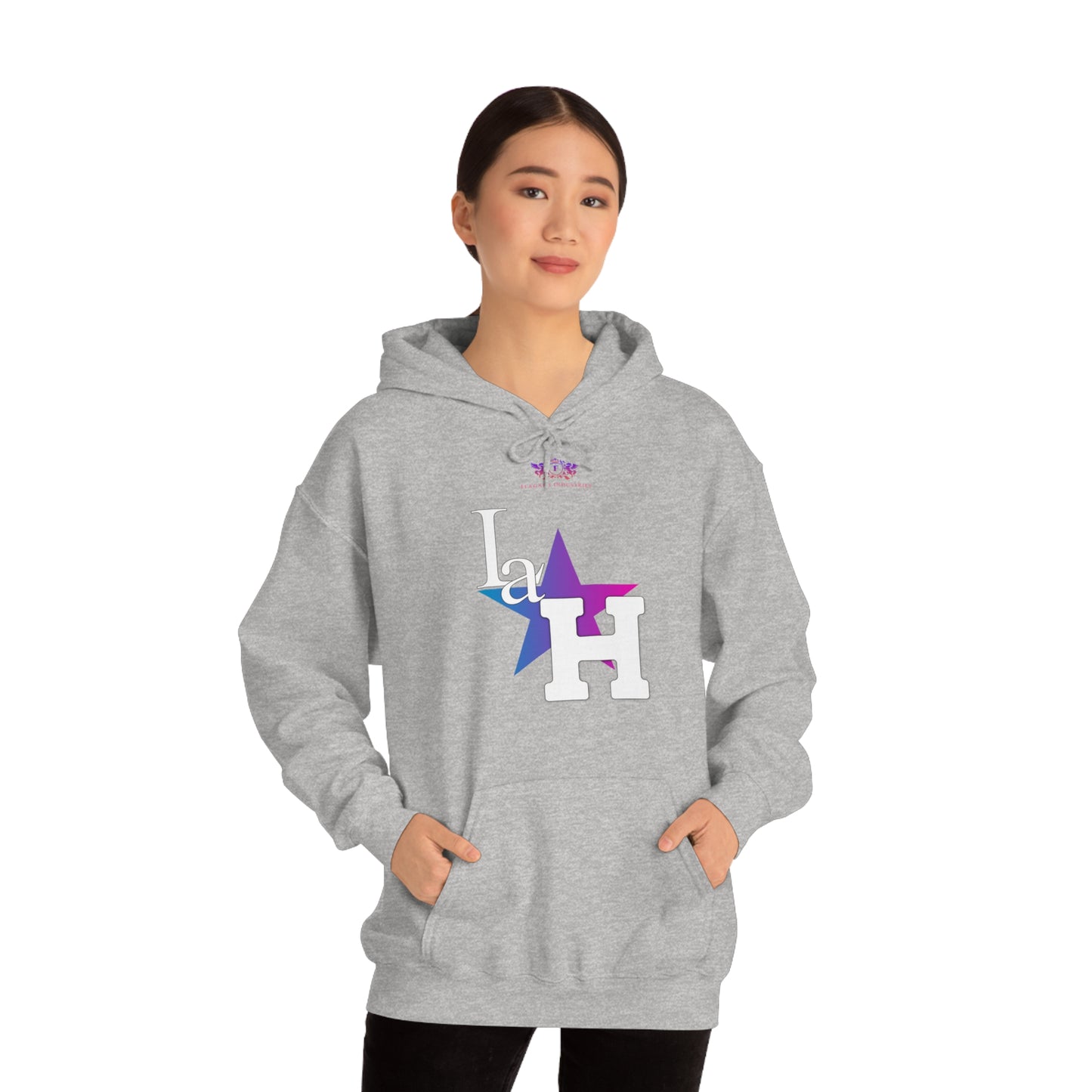The "La H" Unisex Heavy Blend Hooded Sweatshirt