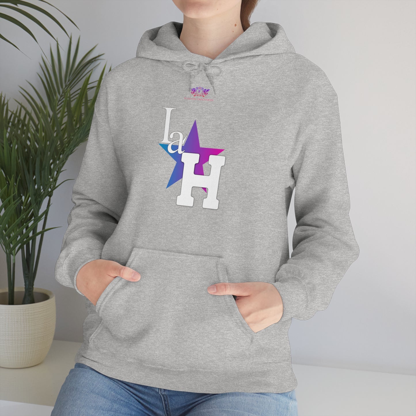 The "La H" Unisex Heavy Blend Hooded Sweatshirt