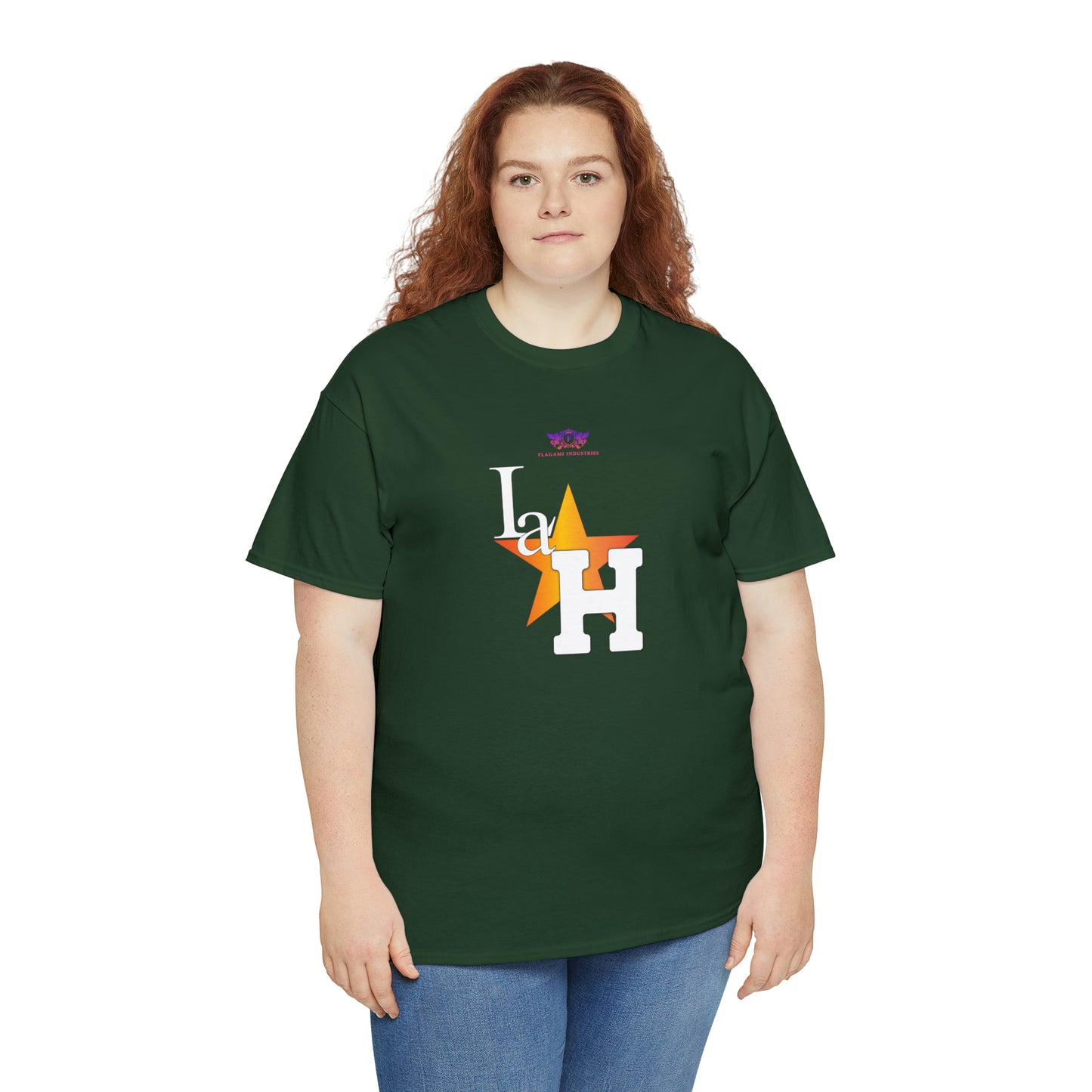 Original "La H" Light Orange Logo T Shirt