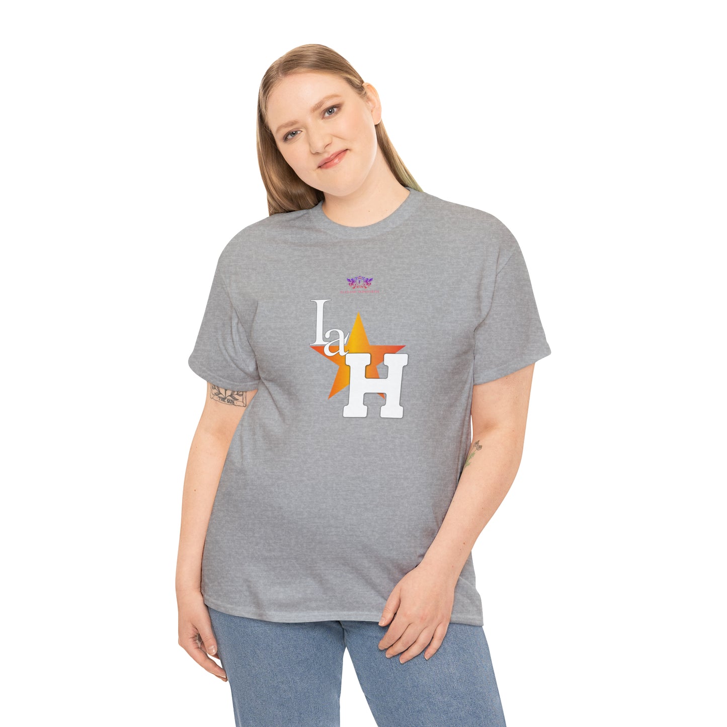 Original "La H" Light Orange Logo T Shirt