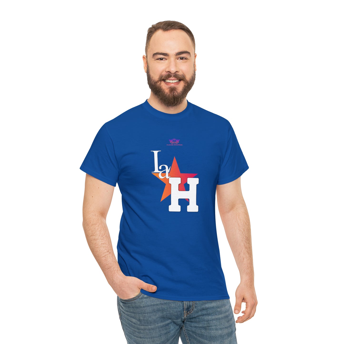 Original "La H" Mandarin Orange Logo T Shirt
