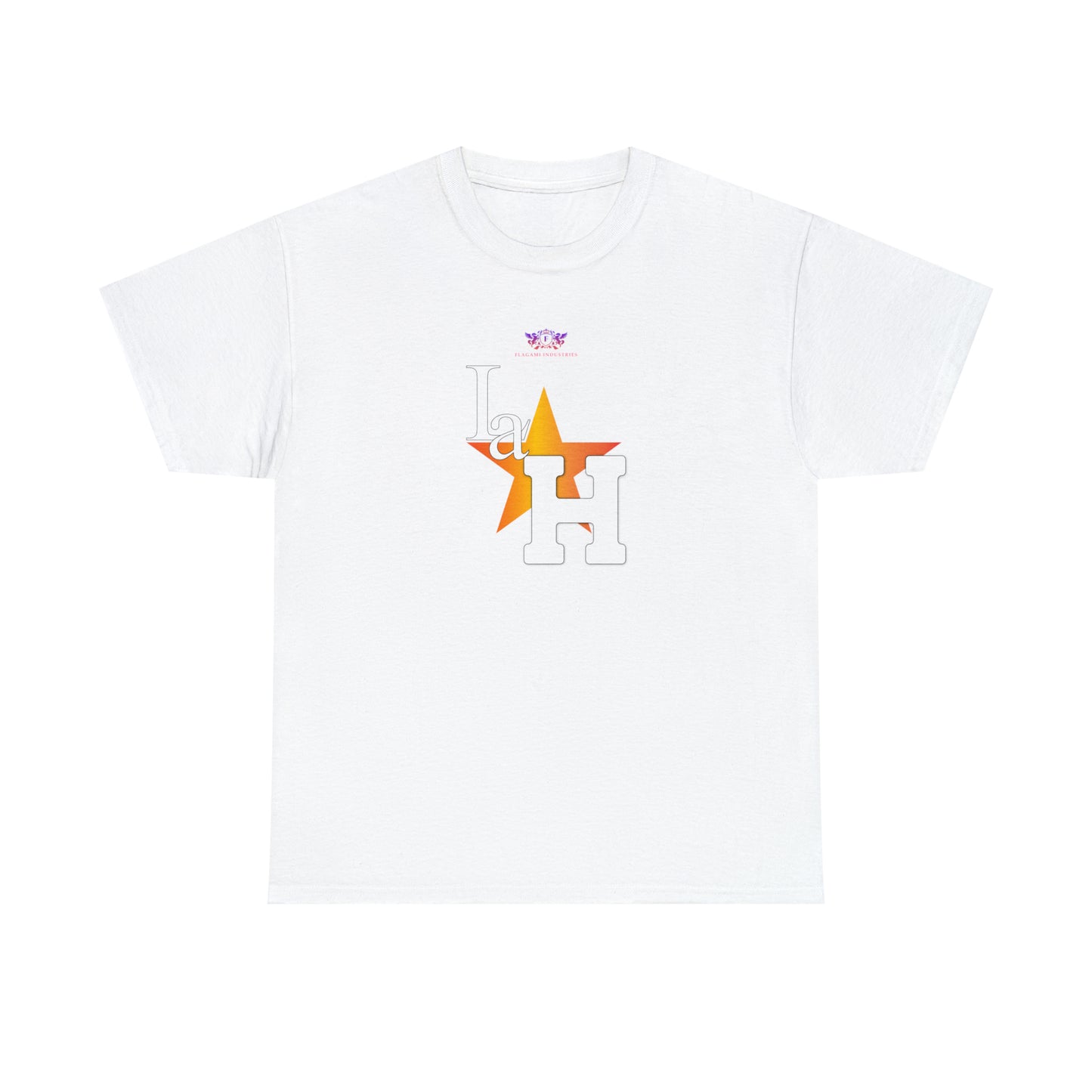 Original "La H" Light Orange Logo T Shirt