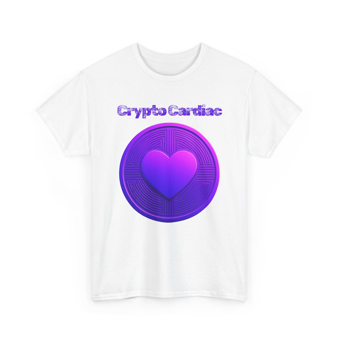 CryptoCardiac Tee — Heart Coin Graphic T‑Shirt (Est. 2025)