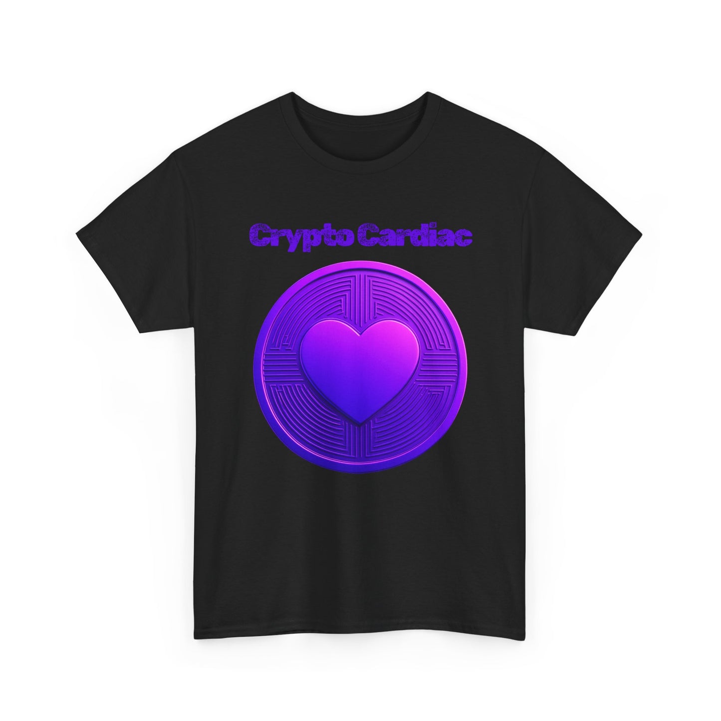 CryptoCardiac Tee — Heart Coin Graphic T‑Shirt (Est. 2025)
