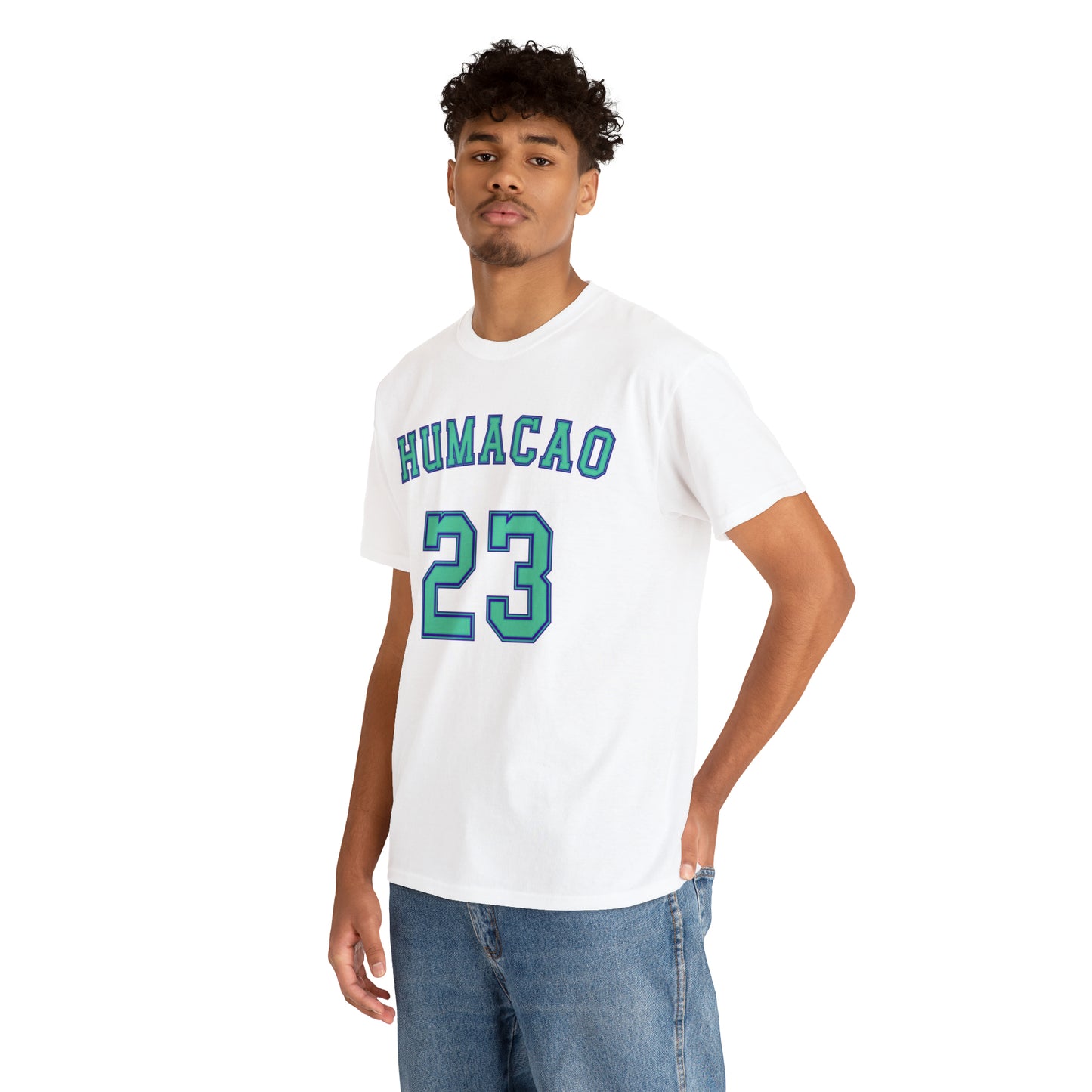 Teal Text Humacao Monarcas Jersey Shirt