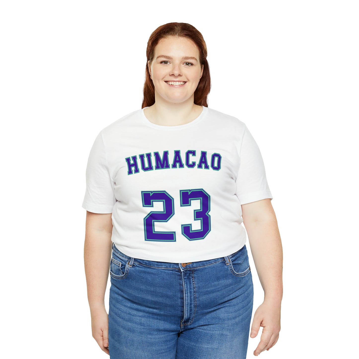 Purple Text Humacao Monarcas Jersey Shirt