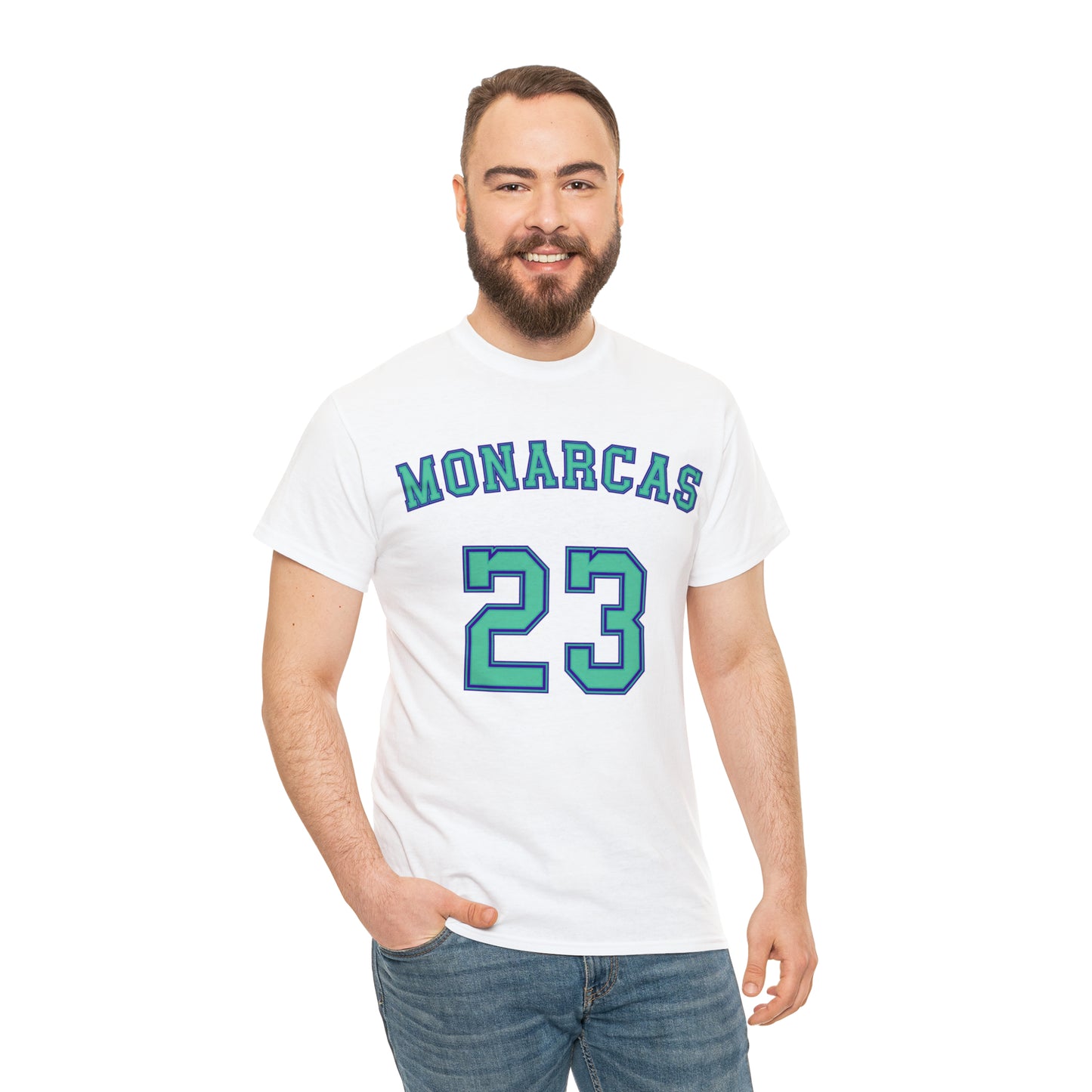 Teal Text Monarcas Humacao Jersey Shirt