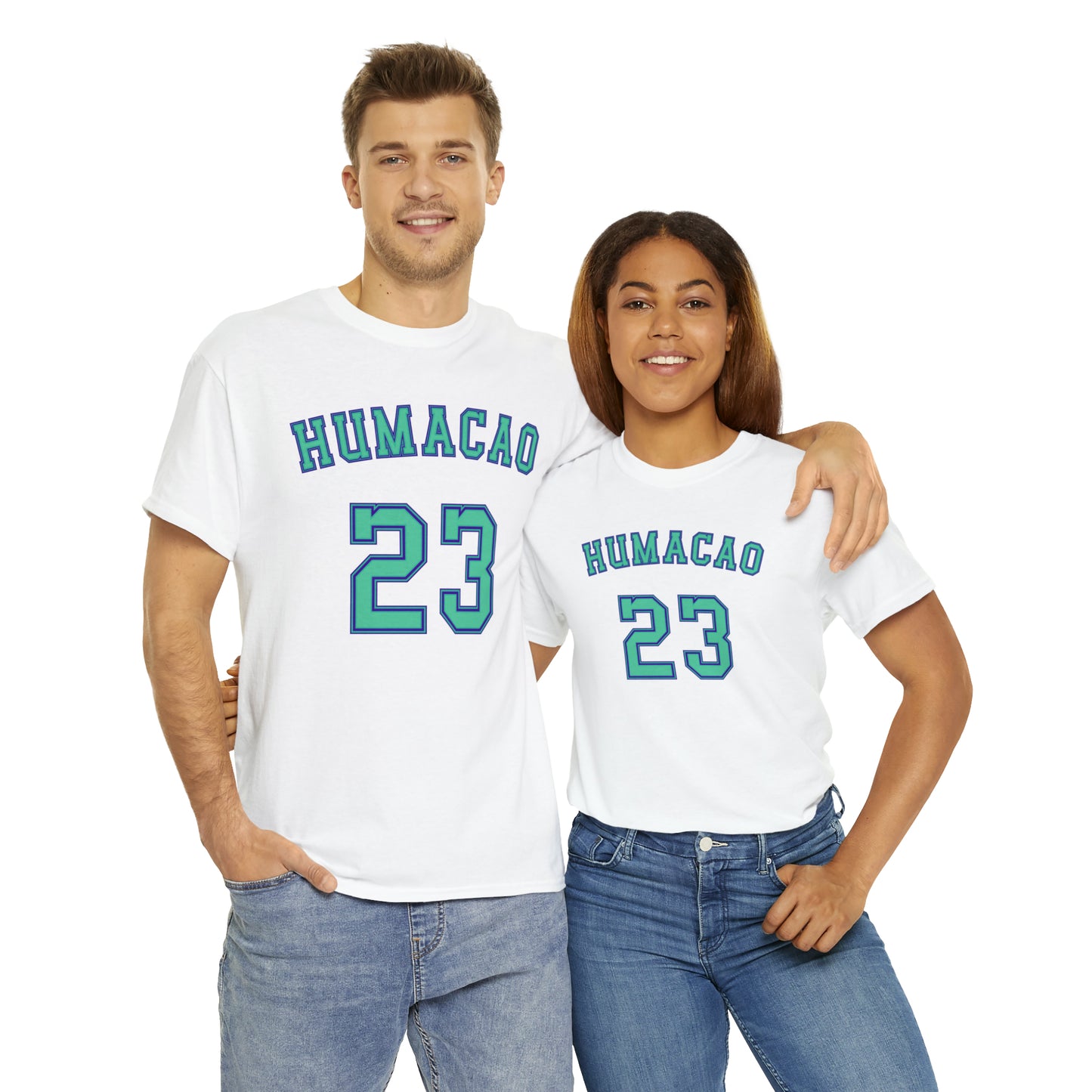 Teal Text Humacao Monarcas Jersey Shirt