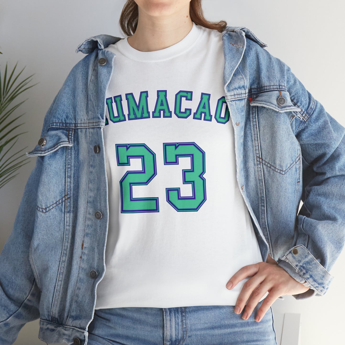 Teal Text Humacao Monarcas Jersey Shirt